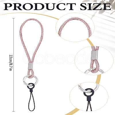1Pc Alloy Rhinestone Mobile Straps HJEW-LP0001-88B-1