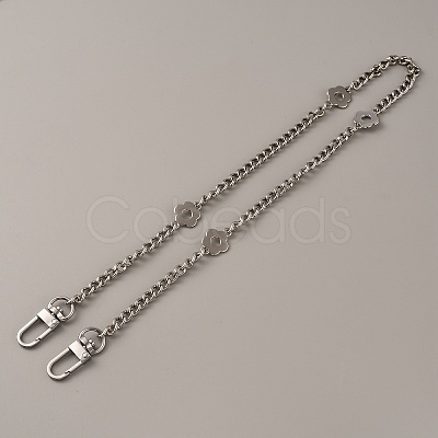 Alloy & Iron Curb Chain Bag Straps DIY-WH0304-535P-1