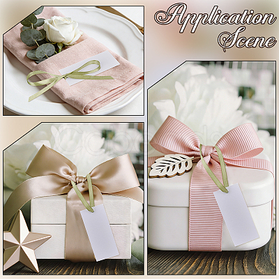 50Pcs Blank Rectangle White Paper Gift Tags CDIS-CN0001-03A-1