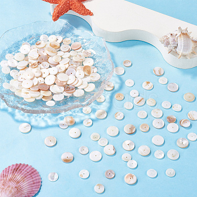 1 Strand 2 Styles Natural Freshwater Shell Beads Strands SHEL-TA0001-43-1