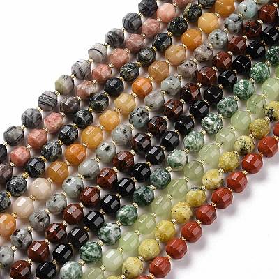 Natural Mixed Gemstone Beads Strands G-G990-F18-1