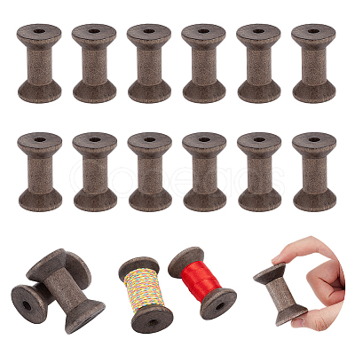 20Pcs Wooden Bobbins SENE-UN0001-02B-1