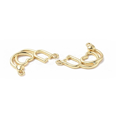 Eco-Friendly Rack Plating Brass Pendants KK-F845-10G-1