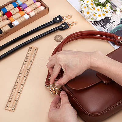 4Pcs 2 Colors Leather Bag Handles FIND-PH0024-25-1