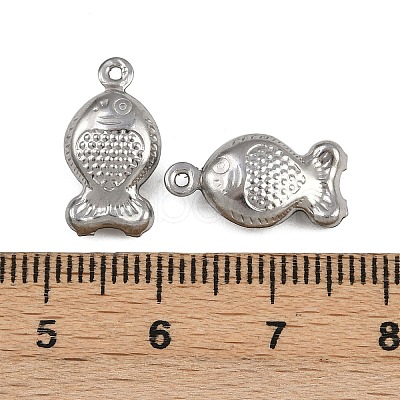 304 Stainless Steel Pendants STAS-L297-02P-1