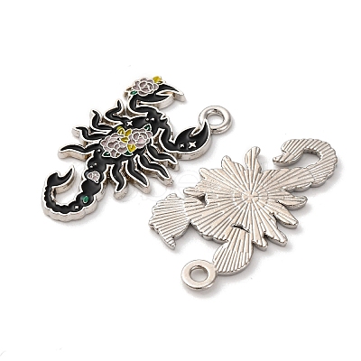 Alloy Enamel Pendants FIND-H051-08P-1