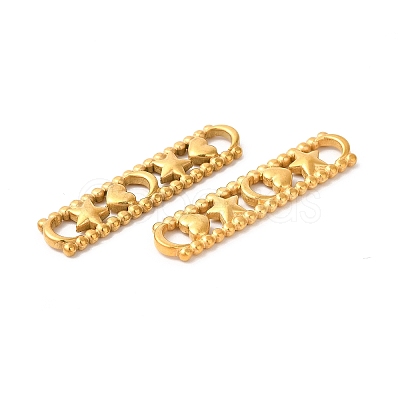 Ion Plating(IP) 304 Stainless Steel Connector Charms STAS-L268-036G-1
