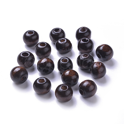 Dyed Natural Wood Beads WOOD-Q006-12mm-06-LF-1