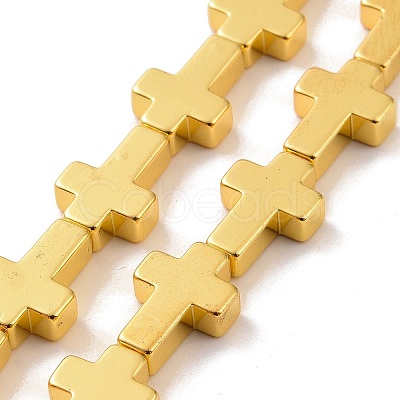 Electroplated Non-magnetic Synthetic Hematite Beads Strands G-C006-08G-1