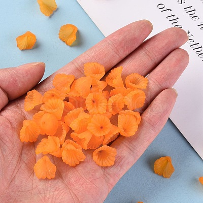 Frosted Acrylic Bead Caps MACR-S371-10A-724-1