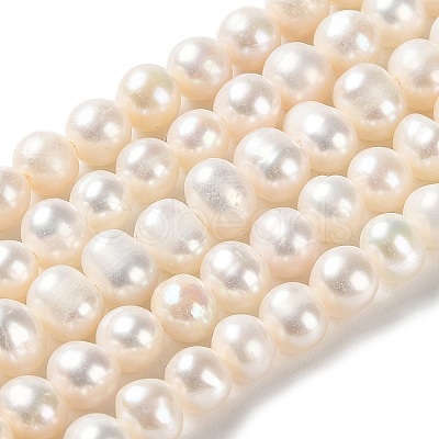 Natural Cultured Freshwater Pearl Beads Strands PEAR-E018-40-1