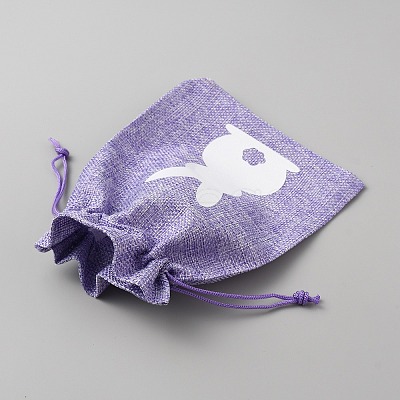 Easter Cloth Storage Pouches ABAG-WH0048-03C-01-1