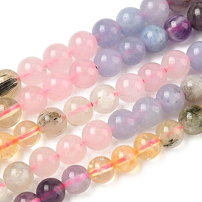 Natural Mixed Gemstone Beads Strands G-E576-07A-1