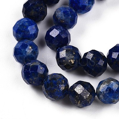 Natural Lapis Lazuli Beads Strands G-S345-6mm-24-1