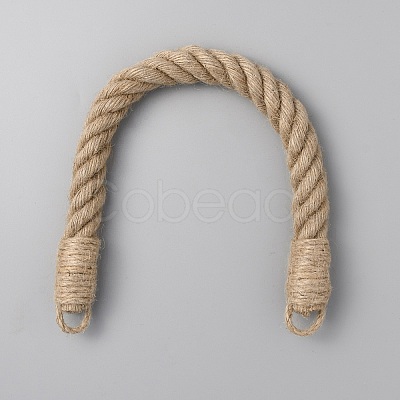 Toilet Wall Hanging Woven Hemp Rope Holder FIND-WH0152-193-1