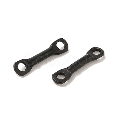 304 Stainless Steel Connector Charms STAS-Q323-04A-B-1