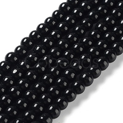Baking Paint Pearlized Glass Pearl Round Bead Strands HY-Q003-6mm-80-1