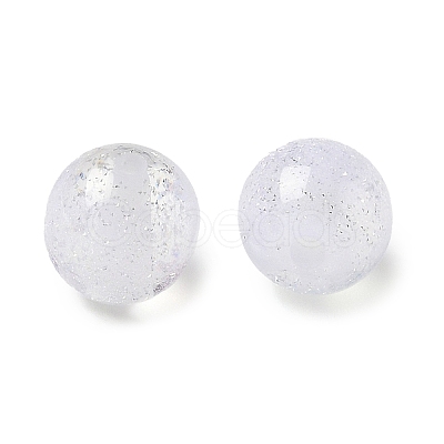 Two Tone Resin Beads RESI-Q025-02B-C-1