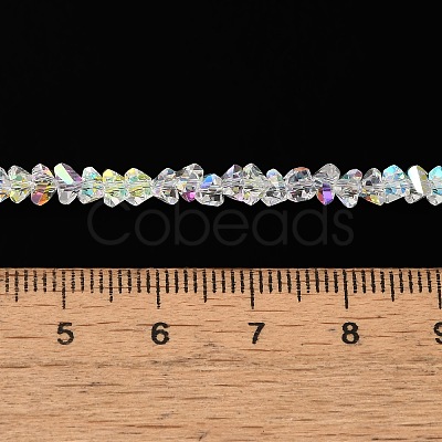 Transparent Glass Beads Strands EGLA-P061-04A-AB04-1