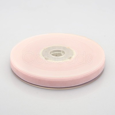 Polyester Velvet Ribbon for Gift Packing and Festival Decoration SRIB-M001-10mm-115-1