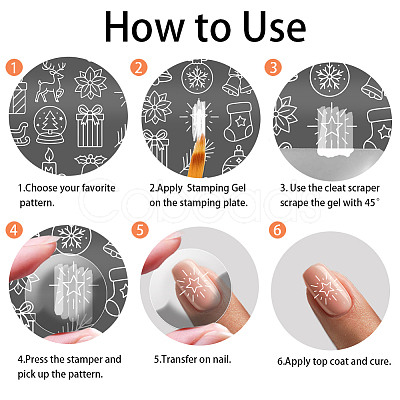 304 Stainless Steel DIY Nail Art Templates MRMJ-WH0117-011-1