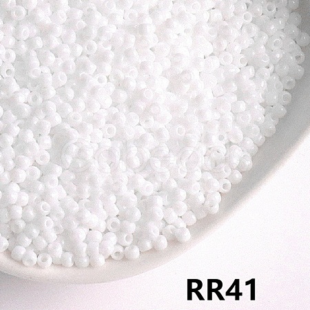 Opaque 8/0 Glass Seed Beads SEED-I013-3mm-RR41-1