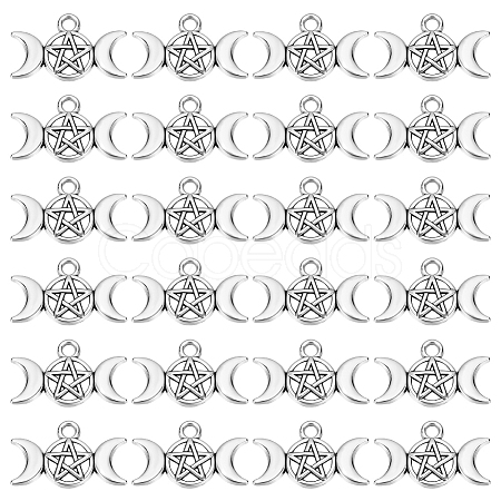 200Pcs Tibetan Style Alloy Charms TIBEP-PH0001-89-1