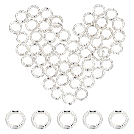 925 Sterling Silver Split Jump Rings FIND-BC0005-42A-1