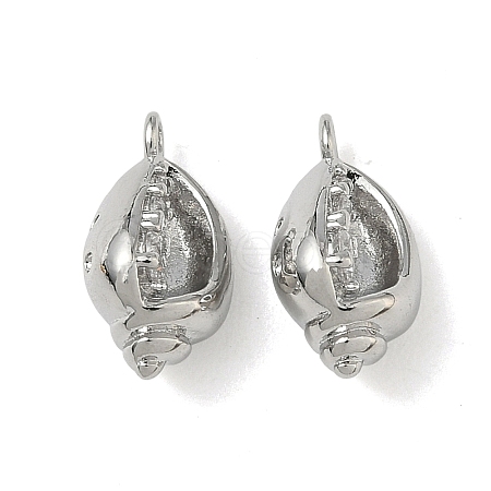 Ocean Style Brass Micro Pave Cubic Zirconia Pendants KK-A280-01B-P-1