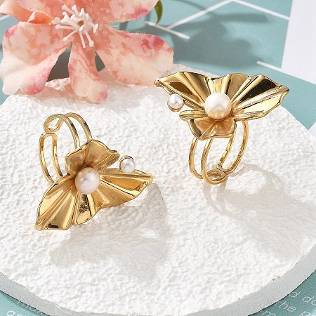 304 Stainless Steel Finger Rings RJEW-S396-04G-1