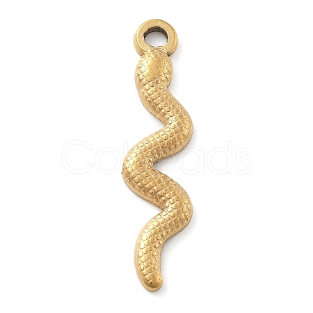 304 Stainless Steel Pendants STAS-I327-03G-02-1