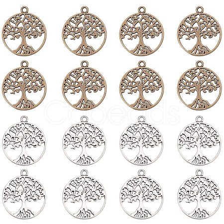 Tibetan Style Alloy Pendants TIBEP-PH0003-01-1