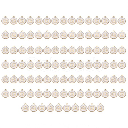Golden Plated Enamel Alloy Charms ENAM-SZ0001-26A-Q-1