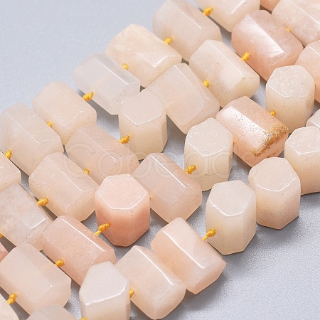Natural Pink Aventurine Beads Strands G-K293-J18-C-1