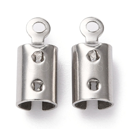 Tarnish Resistant 304 Stainless Steel Cord Ends STAS-H124-11P-1