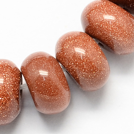 Synthetic Goldstone Beads Strands G-S105-8mm-10-1