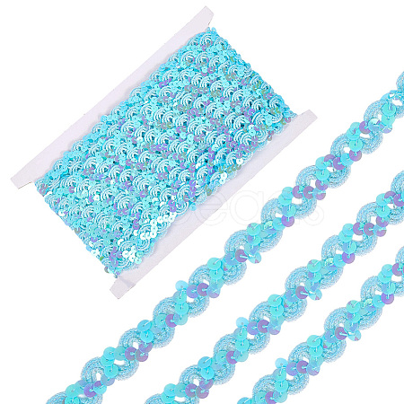 Polyester Paillette Beads OCOR-WH20004-06H-1