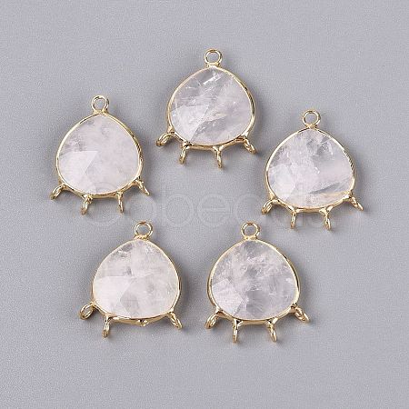 Natural Quartz Crystal Chandelier Component Links G-Q606-50G-1