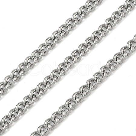 304 Stainless Steel Curb Chains CHS-B016B-P-1