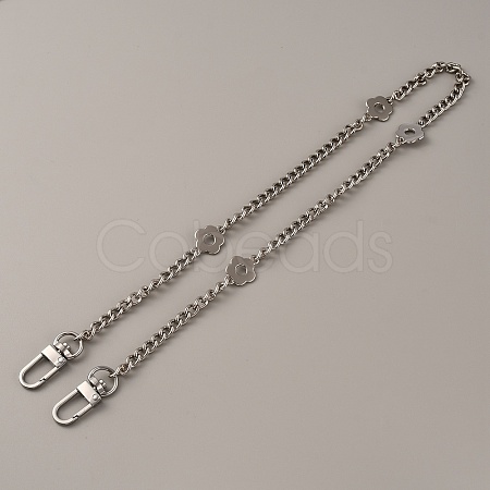Alloy & Iron Curb Chain Bag Straps DIY-WH0304-535P-1