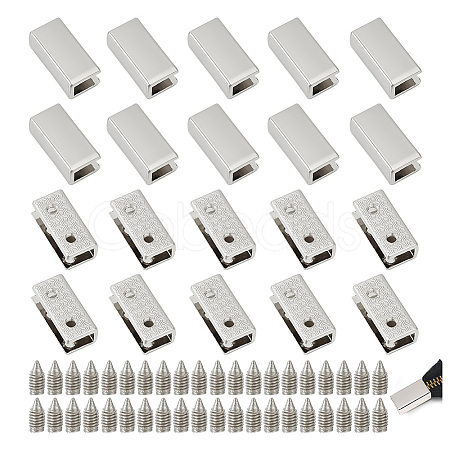 20 Sets Zinc Alloy Bag Corner Protector Edging Frame FIND-UN0002-63P-1