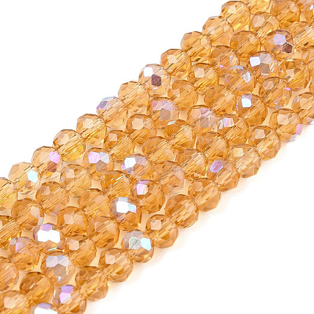 Electroplate Glass Beads Strands EGLA-A044-T4mm-L23-1