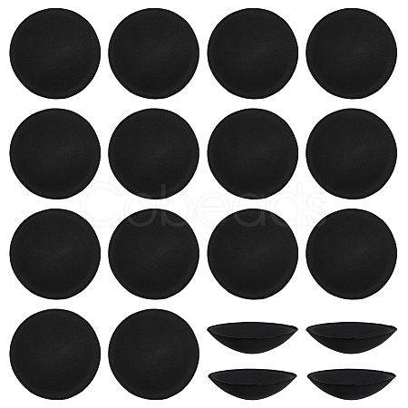 9 Pairs Polyester Round Bra Pads Inserts FIND-BC0019-24B-1