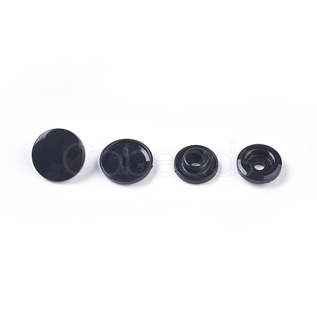 Resin Snap Button BUTT-WH0006-06D-1