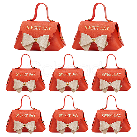 Foldable Imitation Leather Wedding Candy Magnetic Bags CON-WH0084-48G-03-1