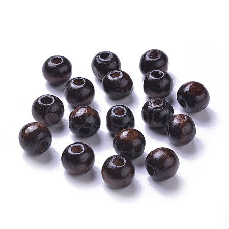 Dyed Natural Wood Beads WOOD-Q006-12mm-06-LF-1