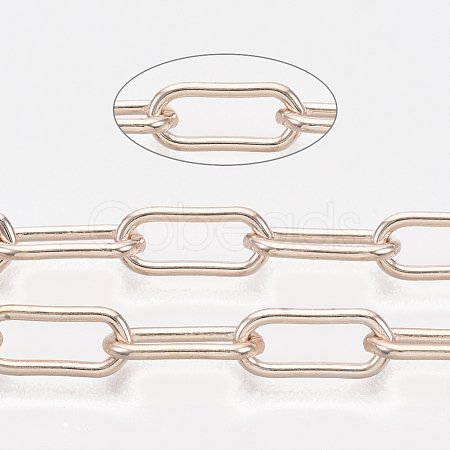 Unwelded Iron Paperclip Chains CH-S125-09B-RG-1