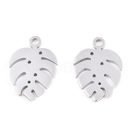 Non-Tarnish 304 Stainless Steel Charms X-STAS-S107-05P-1