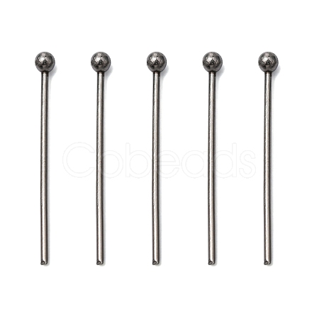 Non-Tarnish 304 Stainless Steel Ball Head pins X-STAS-R015-20mm-1