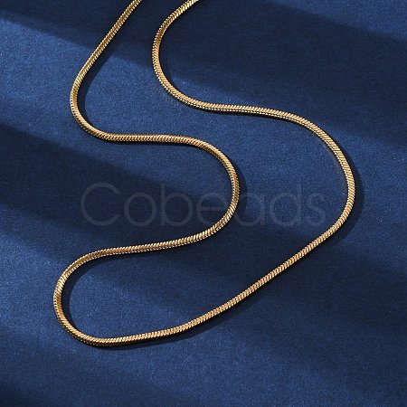 304 Stainless Steel Square Snake Chain Necklaces LS-STAS-G244-83B-G-1
